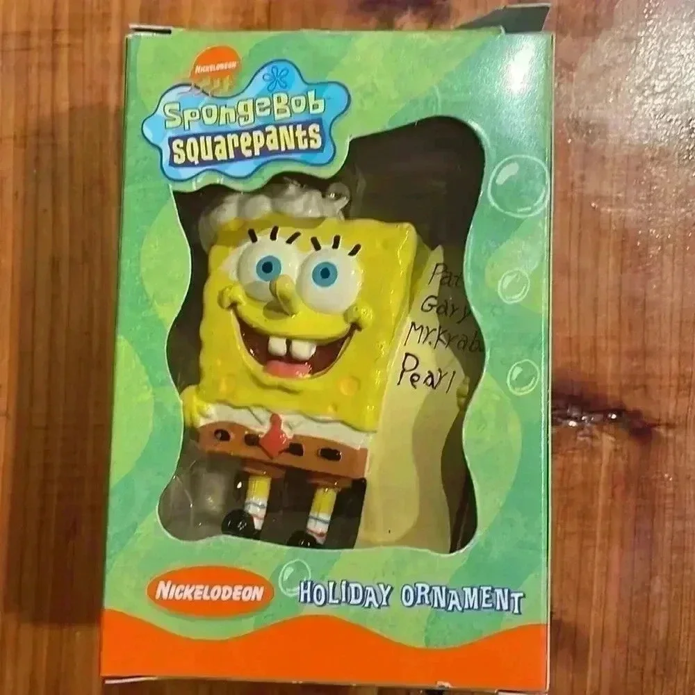SpongeBob SquarePants Kurt Adler Ornament Christmas List Nickelodeon 4”